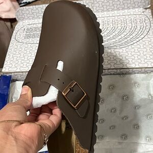 Birkenstock Dark Brown Boston Clogs